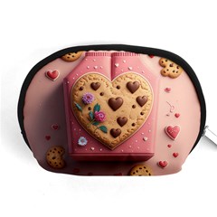 Cookies Valentine Heart Holiday Gift Love Accessory Pouch (medium) by Ndabl3x