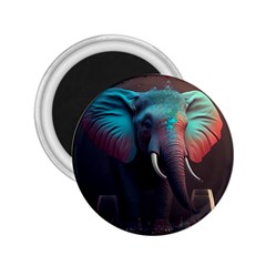 Elephant Tusks Trunk Wildlife Africa 2 25  Magnets by Ndabl3x