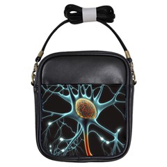 Organism Neon Science Girls Sling Bag by Ndabl3x