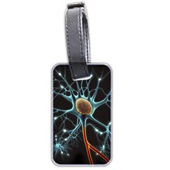 Organism Neon Science Luggage Tag (two Sides) by Ndabl3x