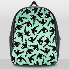 Orca Killer Whale Fish School Bag (xl) by Ndabl3x