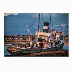 End Of The World: Nautical Memories At Ushuaia Port, Argentina Postcards 5  X 7  (pkg Of 10) by dflcprintsclothing