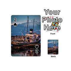 End Of The World: Nautical Memories At Ushuaia Port, Argentina Playing Cards 54 Designs (mini) by dflcprintsclothing