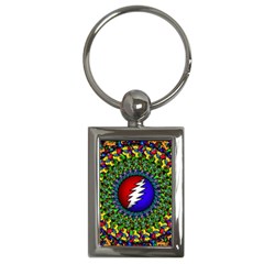 Grateful Dead Pattern Key Chain (rectangle) by Wav3s