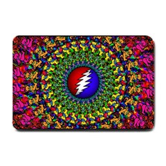 Grateful Dead Pattern Small Doormat by Wav3s