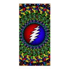 Grateful Dead Pattern Shower Curtain 36  X 72  (stall)  by Wav3s