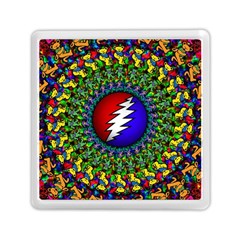 Grateful Dead Pattern Memory Card Reader (square) by Wav3s