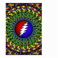 Grateful Dead Pattern Small Garden Flag (two Sides) by Wav3s