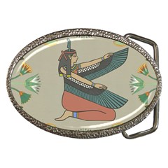 Egyptian Woman Wing Belt Buckles by Wav3s