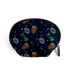 Monster-alien-pattern-seamless-background Accessory Pouch (small) by Wav3s