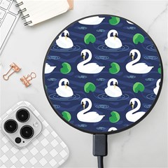 Swan-pattern-elegant-design Wireless Fast Charger(black) by Wav3s