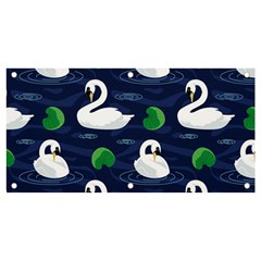 Swan-pattern-elegant-design Banner And Sign 4  X 2  by Wav3s