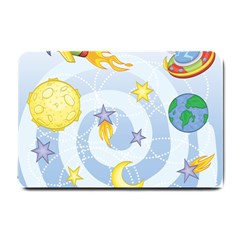 Science Fiction Outer Space Small Doormat by Ndabl3x