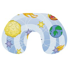 Science Fiction Outer Space Travel Neck Pillow by Ndabl3x