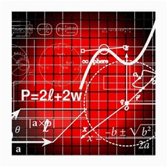 Geometry Mathematics Cube Medium Glasses Cloth (2 Sides) by Ndabl3x