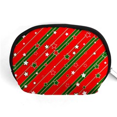 Christmas Paper Star Texture Accessory Pouch (medium) by Ndabl3x