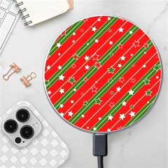 Christmas Paper Star Texture Wireless Fast Charger(white) by Ndabl3x