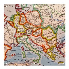 Map Europe Globe Countries States Banner And Sign 4  X 4  by Ndabl3x