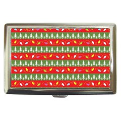 Christmas Papers Red And Green Cigarette Money Case by Ndabl3x