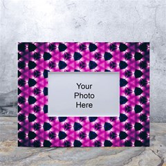 Digital Art Artwork Abstract White Tabletop Photo Frame 4 x6  by Ndabl3x