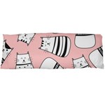 Cute Cats Cartoon Seamless-pattern Body Pillow Case (Dakimakura) Body Pillow Case