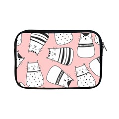 Cute Cats Cartoon Seamless-pattern Apple Ipad Mini Zipper Cases by Vaneshart
