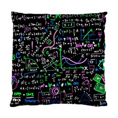 Math-linear-mathematics-education-circle-background Standard Cushion Case (one Side) by Vaneshart