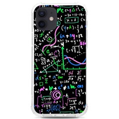 Math-linear-mathematics-education-circle-background Iphone 12/12 Pro Tpu Uv Print Case by Vaneshart