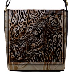 Zebra Abstract Background Flap Closure Messenger Bag (s) by Vaneshop