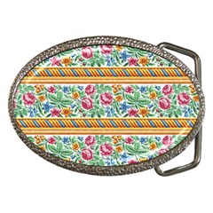 Flower Fabric Design Belt Buckles by Vaneshop