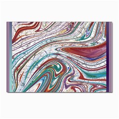 Abstract Background Ornamental Postcards 5  X 7  (pkg Of 10) by Vaneshop