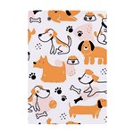 Seamless Pattern Of Cute Dog Puppy Cartoon Funny And Happy A5 Acrylic Clipboard Back