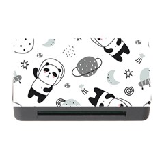 Panda Floating In Space And Star Memory Card Reader With Cf by Wav3s