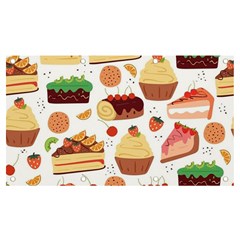 Seamless Pattern Hand Drawing Cartoon Dessert And Cake Banner And Sign 7  X 4  by Wav3s