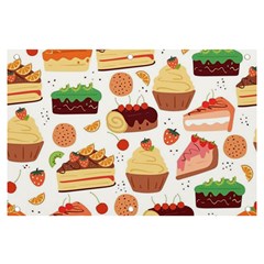 Seamless Pattern Hand Drawing Cartoon Dessert And Cake Banner And Sign 6  X 4  by Wav3s