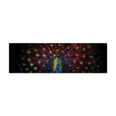 Peacock Feathers Sticker Bumper (10 Pack) by Wav3s