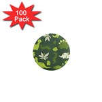 Cute Dinosaur Pattern 1  Mini Magnets (100 pack)  Front