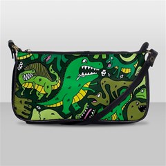 Dino Kawaii Shoulder Clutch Bag by Wav3s