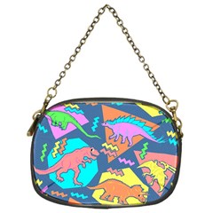 Dinosaur Pattern Chain Purse (one Side) by Wav3s