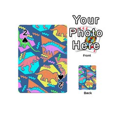 Dinosaur Pattern Playing Cards 54 Designs (mini) by Wav3s