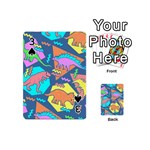 Dinosaur Pattern Playing Cards 54 Designs (Mini) Front - Spade3