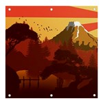 Japan Art Illustration Banner and Sign 4  x 4  Front