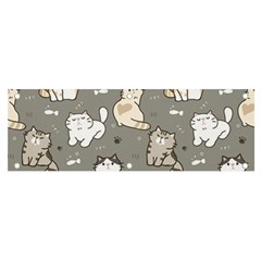 Cute Cat Pattern Cartoon Banner And Sign 6  X 2  by Cowasu