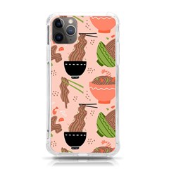 Japanese Street Food Soba Noodle In Bowl Iphone 11 Pro Max 6 5 Inch Tpu Uv Print Case by Cowasu