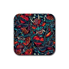 Japanese Graffiti Rubber Coaster (square) by Cowasu