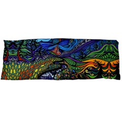 Psychedelic Landscape Body Pillow Case (dakimakura) by Cowasu