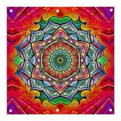 Mandalas Psychedelic Banner And Sign 3  X 3  by Cowasu