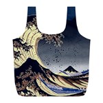 The Great Wave Off Kanagawa Japan Japanese Waves Full Print Recycle Bag (L) Front