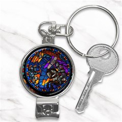 The Game Monster Stained Glass Nail Clippers Key Chain by Cowasu