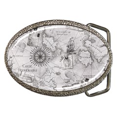 Vintage Cartography Atlas Nautical Map Belt Buckles by Cowasu